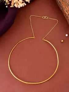 Silvermerc Designs Brass Gold-Plated Necklace