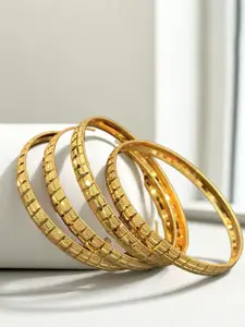 The Pari Set Of 4 Gold-Plated Traditional Bangles