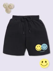 YK X Minute Mirth Boys Printed Cotton Shorts