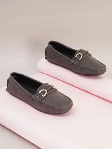 Sherrif Shoes Women Mules Flats with Buckels