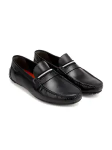 ROSSO BRUNELLO Men Leather Formal Slip-Ons