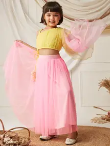 BAESD One-Shoulder Lehenga With Choli