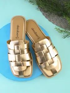 DressBerry Women Open Toe Mules Flats