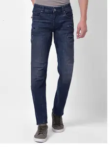 Numero Uno Men Low-Rise Mildly Distressed Light Fade Stretchable  Skinny Fit Jeans