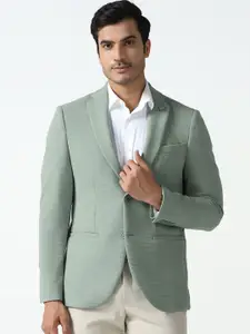 Blackberrys Notched Lapel Long Sleeve Single Breasted Blazer