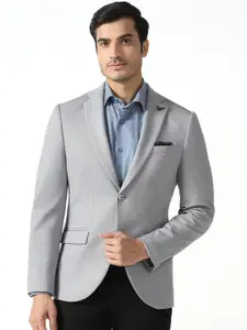 Blackberrys Notched Lapel Long Sleeve Single Breasted Blazer