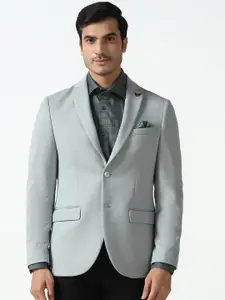 Blackberrys Men Textured Single-Breasted Blazer