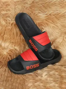 PERY PAO Men Printed Sliders