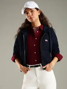 Tommy Hilfiger Women Hooded Neck Cotton Sweatshirt