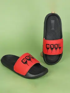 PERY PAO Men Printed Sliders