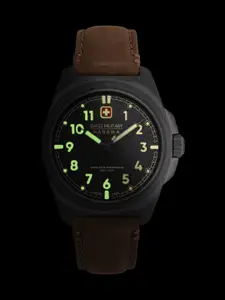 SWISS MILITARY HANOWA Men Dial & Leather Straps Analogue Swiss Made Watch SMWGA0003940