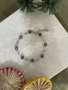 Digital Dress Room Evil Eye American Diamond Studded Bracelet Lumba Rakhi