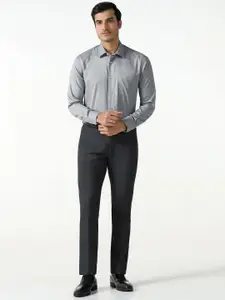Blackberrys Indian Slim Fit Spread Collar Cotton Formal Shirt
