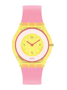 Swatch Women Dial & Silicon Straps Analogue Watch SS08Z101_Swatch