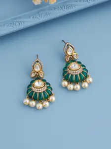 Kushal's Fashion Jewellery Victorian-Plated Drop Earrings