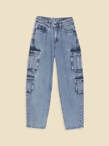 Allen Solly Junior Boys Regular Fit Mid-Rise No Fade Jeans