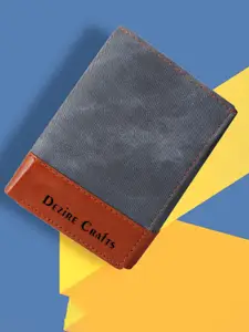 Dezire Crafts Men PU Three Fold Wallet