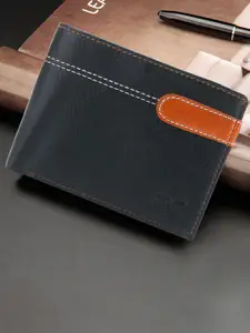 Dezire Crafts Men Textured Two Fold Wallet