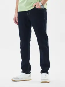 Snitch Men Slim Fit Mid-Rise Light Fade Stretchable Jeans