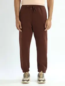 NOBERO Men Mid-Rise Oversized Cargo Joggers