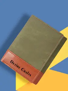 Dezire Crafts Men PU Three Fold Wallet