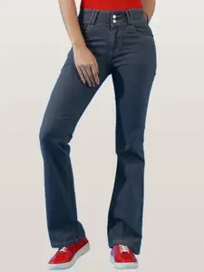 DressBerry Women Classic Regular Fit High-Rise Stretchable Jeans