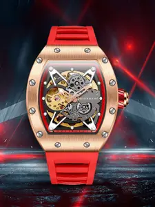 GIORDANO Men Bracelet Style Straps Analogue Automatic Motion Powered Watch GZ-50145-03