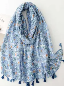 QUECY Women Floral Printed Scarf