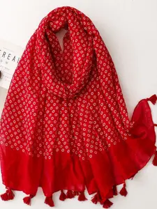 QUECY Women Geometric Printed Scarf