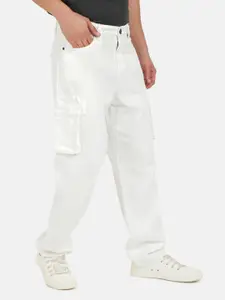 Bene Kleed Men Mid Rise Straight Fit Cargo Jeans