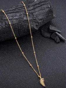 DressBerry Women Gold Plated Chian With Pendant