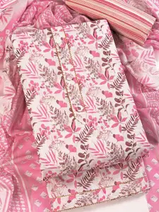 KALINI Printed Unstitched Dress Material