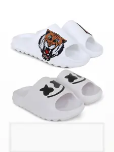 Pampy Angel Men White Flip Flops