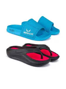 BERSACHE Pack of 2 Men Comfort Sandals