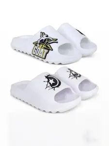 Pampy Angel Men White Flip Flops