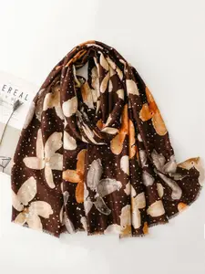 QUECY Women Floral Printed Scarf