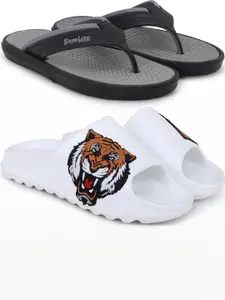 Pampy Angel Men Grey Flip Flops