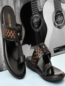 ZIRSQ Men Black Sandals