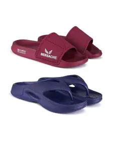 BERSACHE Pac of 2 Men Comfort Sandals