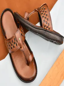 ZIRSQ Men Tan Sandals