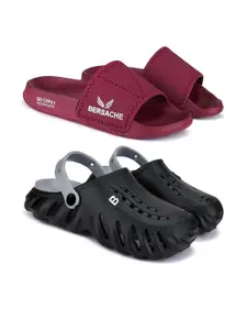 Bersache Men Casual Sandals ( Pack of 2)