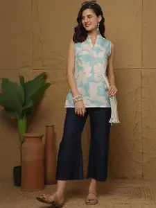 Anouk Rustic Women Ethnic Motif Printed Sleeveless  Kurti