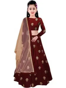 Shoryam Fashion Girls Ready to Wear Lehenga & Blouse With Dupatta
