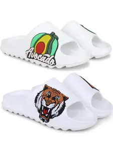 Pampy Angel Men White Flip Flops