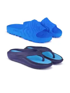 BERSACHE Men Set Of 2 Comfort Sandals