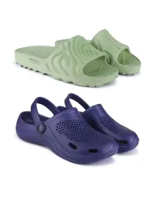 BERSACHE Men Set Of 2 Comfort Sandals