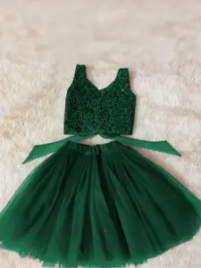 Shoryam Fashion Girls Ready to Wear Lehenga & Top