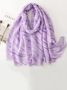 QUECY Women Striped Casual Scarf