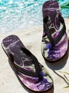 Pampy Angel Men Purple Flip Flops
