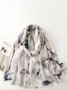 QUECY Women Tie & Dye Dyed Scarf